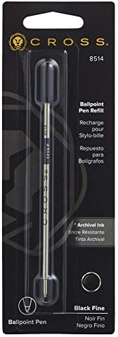 Cross Ball Pen Standard Fine Black Ref 8514 [pacote de 6]