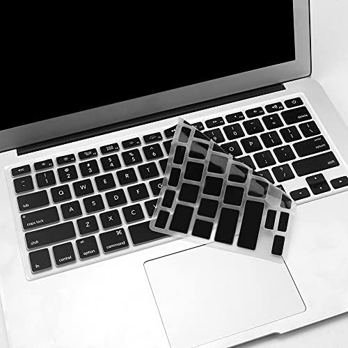 Tampa inglesa do teclado de silicone pele para MacBook Air 13 polegadas A1466 A1369 & MacBook Pro 13 15 17