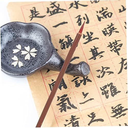 StoBok 6pcs escrevendo escova de acessórios japoneses pincel de pincel de pintura de caligrafia para pintura acrílica pincéis