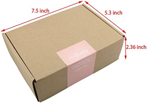 Adesivo de vedação de caixa Ruiwaer 100pcs 6x15cm rosa caixa retângulo selo de selo comercial Commodity embalagem selando