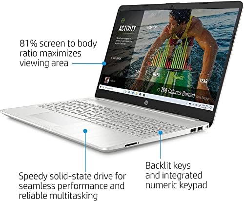 Laptop HP 15.6 tela sensível ao toque HD para negócios 2022, Intel Core i5-1135G7, 16 GB de RAM, 512 GB SSD, teclado