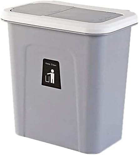 WXXGY Recipiente de lixo pendurado lata de lixo, tampa de push pendurada com lixo de lixo de armazenamento de lixo