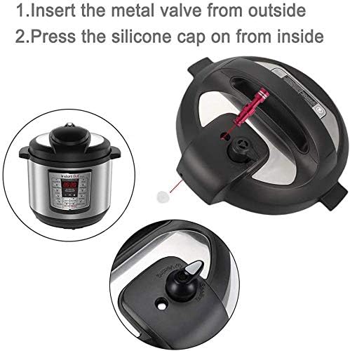 Substituição Válvula flutuante e anel do selador para panela elétrica de pressão, fogão de pressão peças, válvula de vapor Faberware