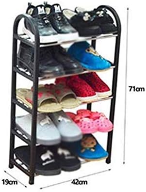 WSZJJ Shoe Rack, simples porta de casa mini espaço para economizar dormitório pequeno rack de sapatos, 19 * 42 * 71cm