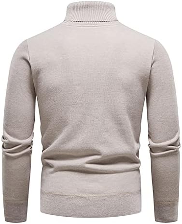 Suéteres de inverno masculino outono e inverno malha casual coloração sólida suéter decorativo de padrões plifas de tamanho