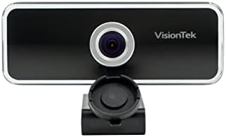 Visiontek VTWC20 Full HD Webcam, para Windows, Mac, Linux e Chromebook, Câmera de vídeo de computador com microfone digital, lente