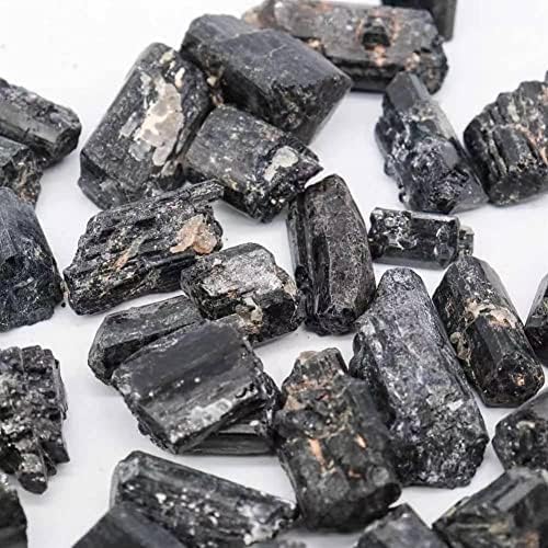 QPYD CRISTAL NATURAL 1000G Único Lucky Stone Natural Black Turmaline Tumbles Gemstone para presente de cura