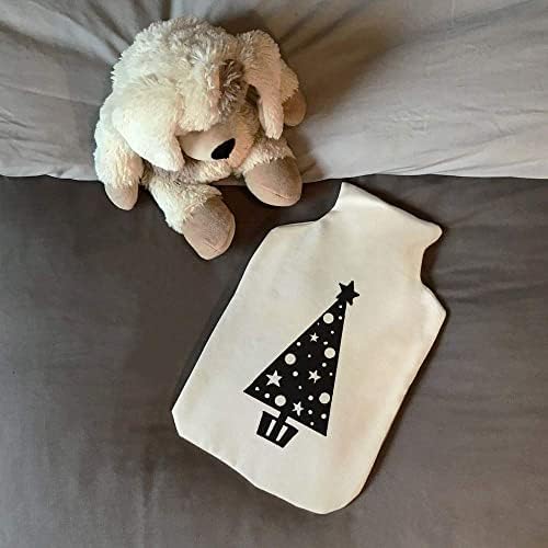 Azeeda 'Starry Christmas Tree' Hot Water Bottle Bottle