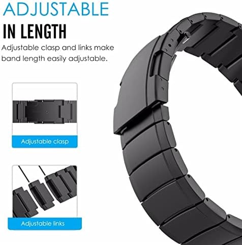 INANIR 22 26mm de aço inoxidável Relógio rápido Pulseira Pulseira para Garmin Fenix ​​6x 6 Pro 5x 5 Plus 3HR D2 Delta PX EasyFit Bracelet