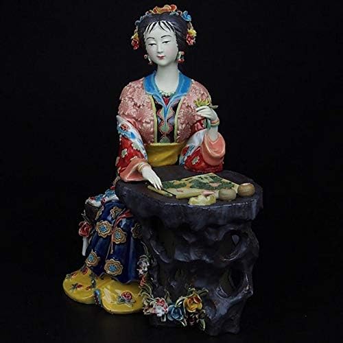 Artigos de mobília de cerâmica fina zamtac Apreciando a primavera Jia Jinling doze calcinha A Sonhe of Red Mansions Personagens Handicraft