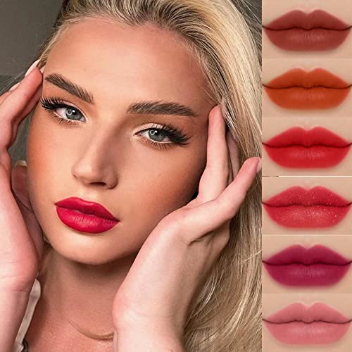 Dbylxmn Silky Lip Soft Lip Lipstick Hidratante e não é fácil não é fácil desaparecer 6 cores excelentes para você escolher