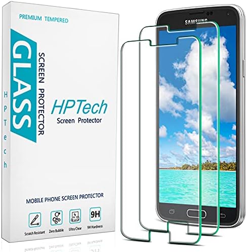 Protetor de tela HPTech [2 pacote] para vidro temperado Samsung, anti -arranhão, bolhas sem bolhas