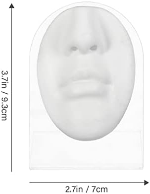 Modelo de nariz de silicone macio e macio, modelo de boca flexível exibe o suporte de boca para simulação de modelo humano para