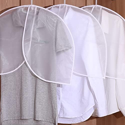 Moda roupas curtas penduradas domésticas tampa de bolsa transparente 5pc gavetas de armazenamento de roupas para armário