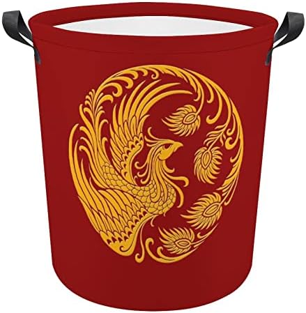 Red Phoenix grande cesta de lavanderia Saco de lava