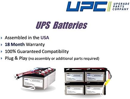 Bateria de substituição RBC59-UPC para APC SC1500, SC1500I