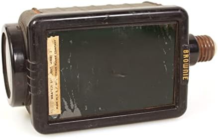 Lâmpada Brownie Safelight vintage Modelo D ekc na caixa