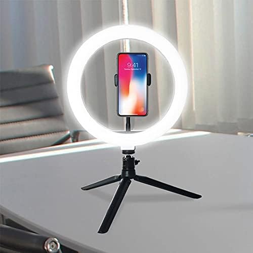 RBHGG LED Ring Light Studio Photo Video Video Lâmpada Tripod Stand Selfie Câmera PhoneLlight para iluminação fotográfica