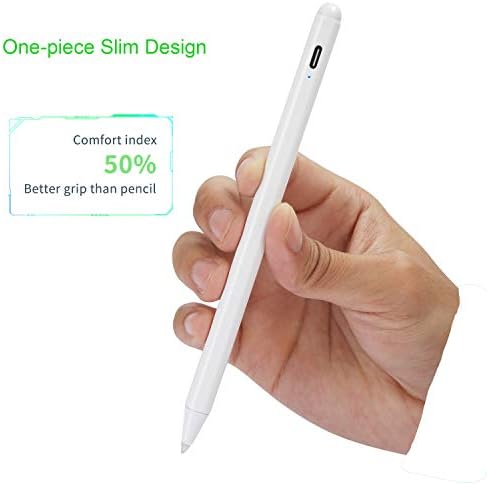 2021 Lápis para iPad Pro 12,9 5º/4º/3º e 11 Stylus, canetas de rejeição magnética e de palmeira compatíveis com Apple