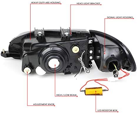 Habitação defumada LED DRL + SINAL DE TURNA DE CANTO DE CANTO FARECTILHO + FOG LAMPS COMPATÍVEL COM 92-95 HONDA CIVIC 2/3-PORTAS