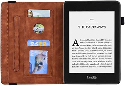 Capa de e -book de couro PU vintage para a 2018 Kindle Paperwhite 4 10th Gen Kindle Paperwhite, O1