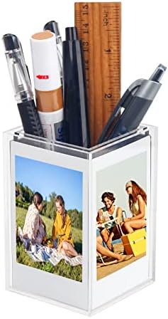 Mini Mini Photo Frame and Holder, moldura de imagem de acrílico Instax Mini, exibe 4 instantâneos 54 x 86 fotos para instax mini, Polaroid,