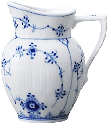 Royal Copenhagen 1017187 Creamer azul canelado, presente de casamento