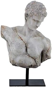 Decoração de estátua de busto liushi, escultura de busto de figura David Bust Bust Human Muscle Art Model Decoration