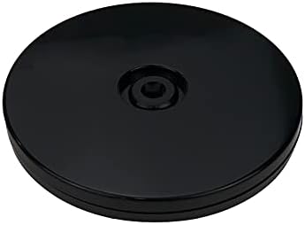 LC LICTOP 100mm/3,94 Organizador giratória preto acrílico para a despensa de bolo de mesa de especiarias decoração de cozinha