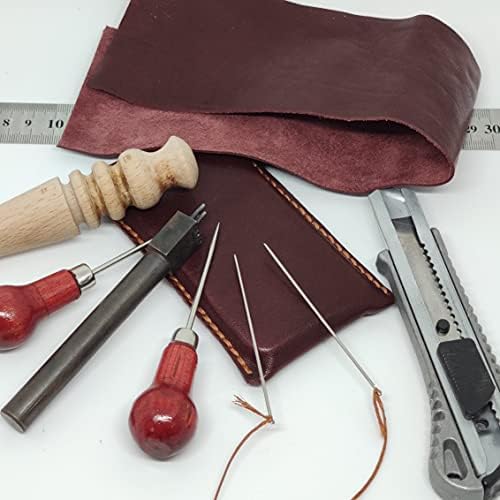 Caixa de bolsa de coldre de couro colderical para oppo A5, capa de telefone de couro genuína artesanal, capa de bolsa