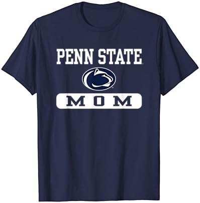 Penn State Nittany Lions Mom Marinha oficialmente licenciada camiseta