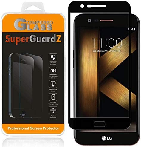 [2-PACK] para LG K10/LG K20 V/LG K20 PLUS/LG Harmony/LG Grace LTE Protetor de tela Vidro temperado [cobertura total], superguardz, borda a borda [substituição ao longo da vida]