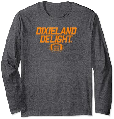 Dixieland Delight - Knoxville, t -shirt de manga comprida no futebol do Tennessee