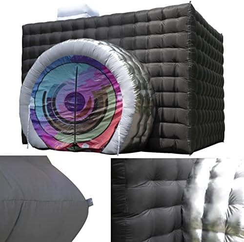 Gabinete inflável da cabine de fotos ， Staelea Camera em forma de foto inflável de foto com soprador, cenário de cabine de