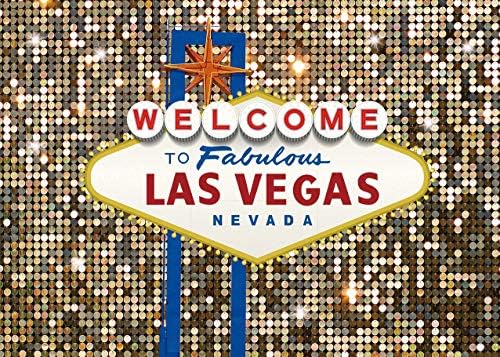 Bem -vindo ao cenário de Las Vegas fabuloso casino noturno de festa de pôquer filme temático fotografia de fundo de fantasia de