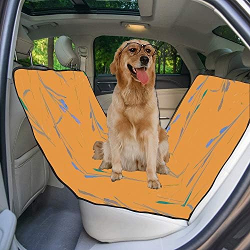 Tampa de assento de cão enevotx Autumn Design Profundo profundo Estilo retro Impressão Capas de assento de carro
