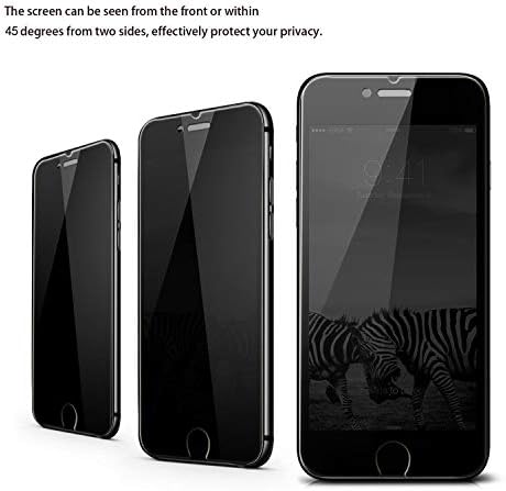Pehael [3-Pack] iPhone 8 Plus iPhone 7 Plus Protetor de tela de privacidade de alta definição, protetor de tela de vidro com