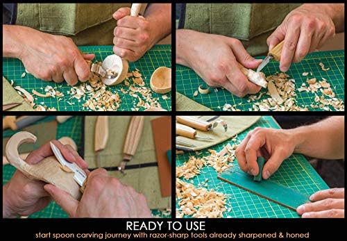 Ferramentas de escultura de madeira Beavercraft Definir Kit de escultura em fita resistente de corte