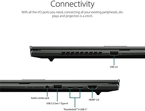 Asus Vivobook S 14x 14,5 OLED 2.8K 550NITS 120Hz Laptop Intel EVE 14 CORES I7-12700H DCI-P3 0,2m