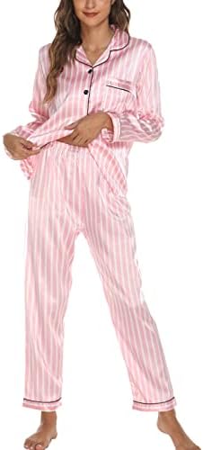 Conjunto de Pijama de Pantalón de Manga Larga Para Mujer Home 2 Suit #V7