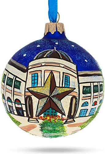 Austin, Texas Glass Ball Christmas Ornament de 3,25 polegadas
