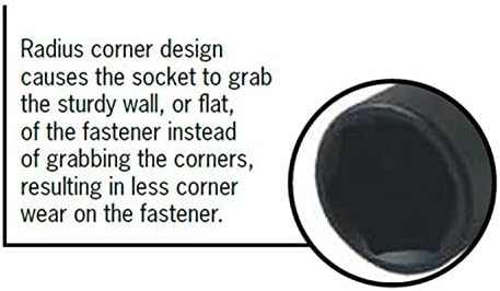 Sunex 5548dt 5 spline drive 1-1/2 polegadas de profundidade de parede de parede fina de depósito central