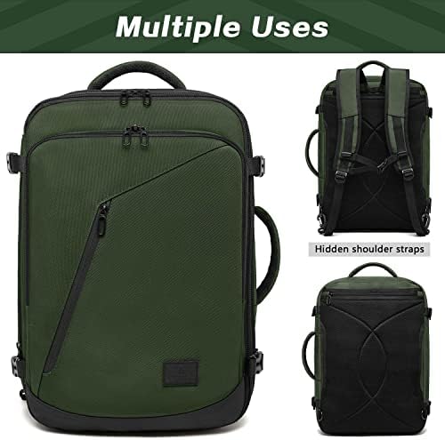 Mochila Laripwit Large Travel Mackpack 42L Backpack para homens para homens Voo Aprovado Backpack de computador comercial de 17 polegadas