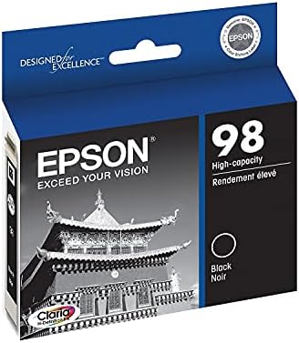 Epson 98 Claria Cartucho de tinta de alto rendimento em embalagens de varejo