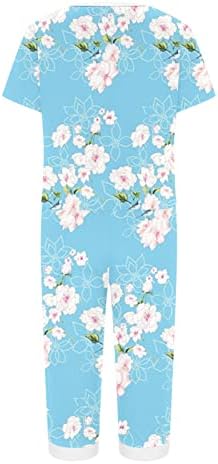 Conjuntos de calça para garotas adolescentes Caso de verão Country Concert Cotton Floral Graphic Capri Pernas retas de pernas