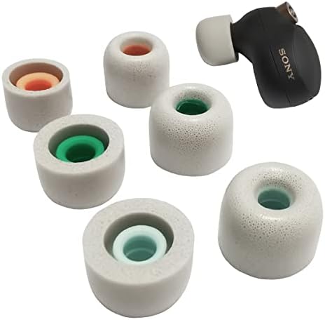 Luckvan Memory Foam Eartips para Sony WF-1000XM4 Dicas de fones de ouvido Sony Sony Dicas de substituição WF-1000XM3 WF-SP900