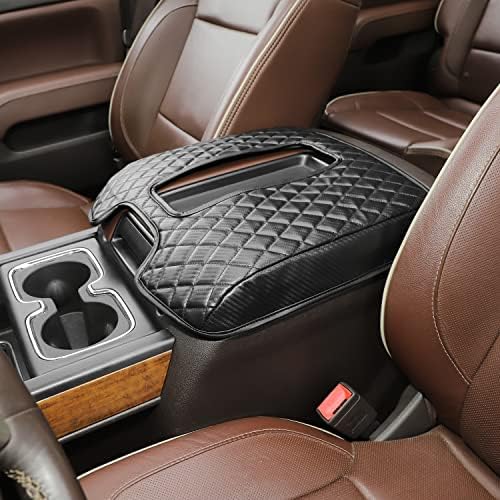 SQQP CENTER CENTER CONSELHO ARMAT ARMAT PAD COMPATÍVEL COM 2014-2017 Chevy Silverado & GMC Sierra ， ARMREST ARMAT