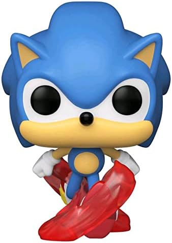 Funko Pop! Jogos: Sonic 30th Anniversary - Running Sonic the Hedgehog Vinyl Figura, 3,75 polegadas