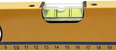 Ferramentas de medição vertical horizontal da Aexit 45 graus 30cm Gradiente Nível de espírito Modelo Amarelo: 72AS252QO698