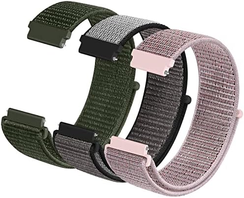 XFYELE NYLON Sport Watch Bands 16mm 18mm Redunda rápida, pulseira de substituição de tecido macio para homens mulheres